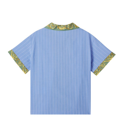Pinstripe cotton shirt
