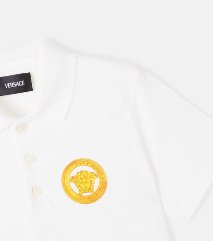 Medusa cotton piqué polo shirt