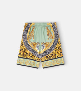 Wild Cats silk shorts