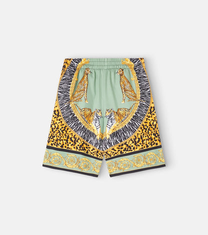 Wild Cats silk shorts