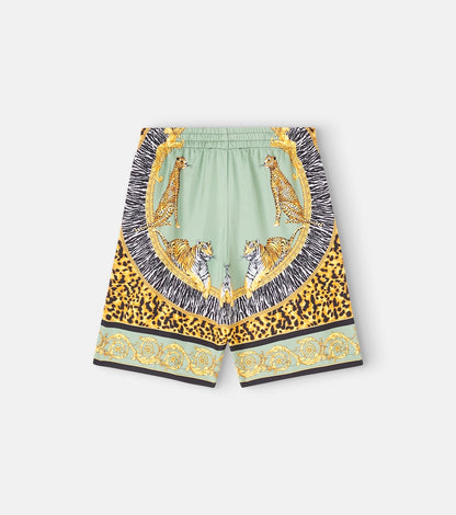 Wild Cats silk shorts