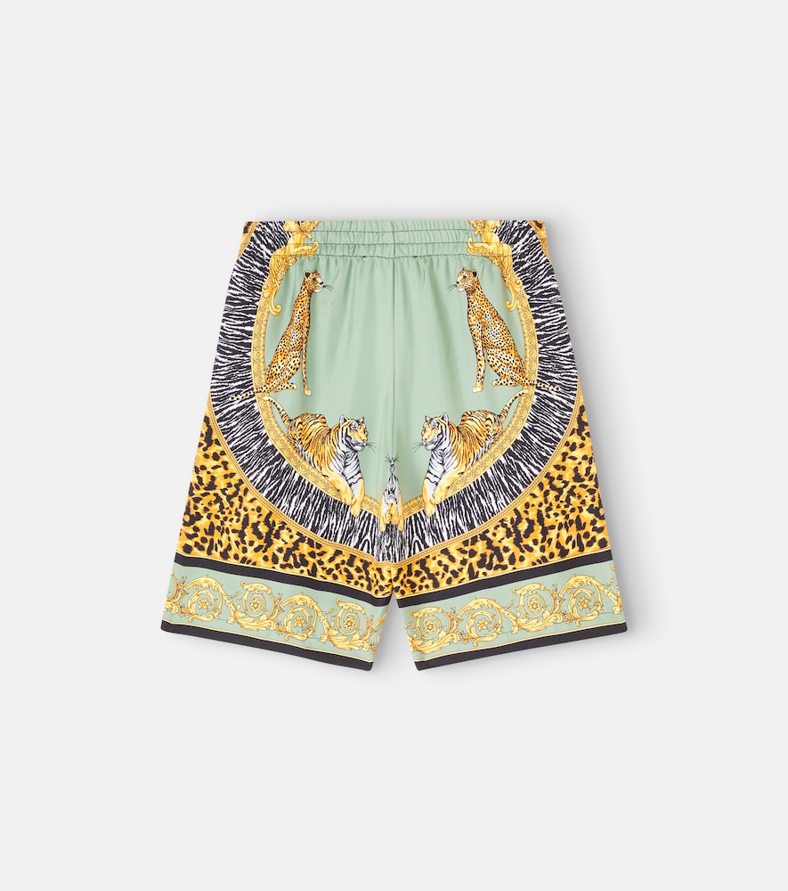 Wild Cats silk shorts