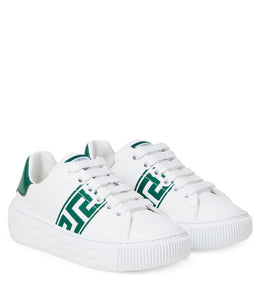 Greca embroidered sneakers