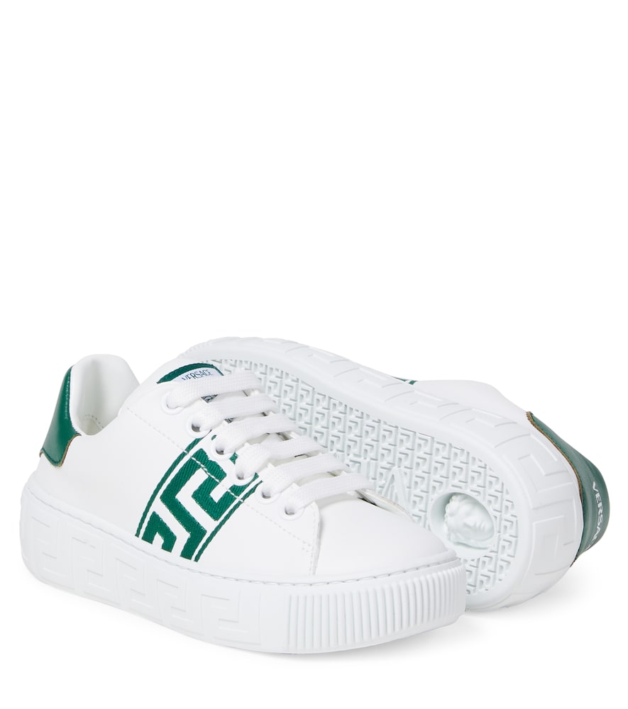Greca embroidered sneakers