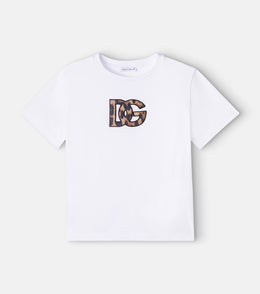 DG patch-appliqué cotton T-shirt