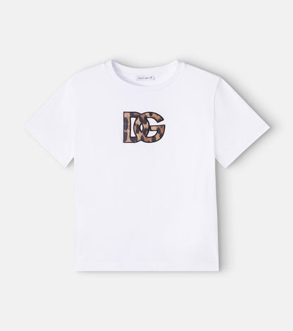 DG patch-appliqué cotton T-shirt