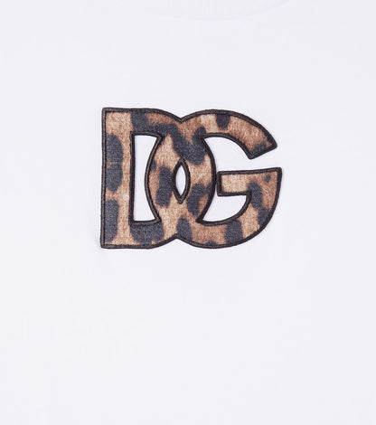 DG patch-appliqué cotton T-shirt