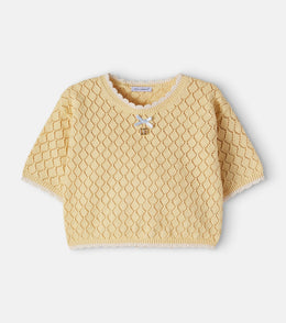 DG open-knit cotton top