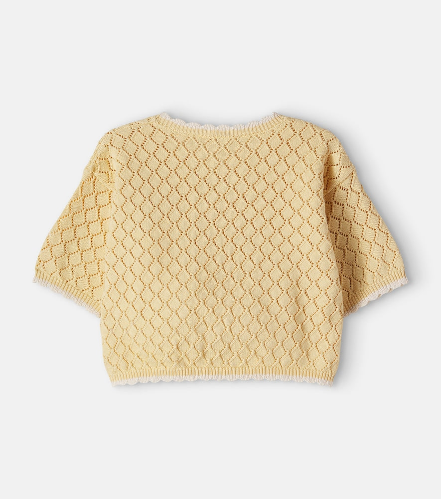 DG open-knit cotton top