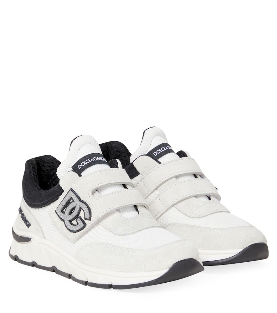 DG suede-trimmed sneakers