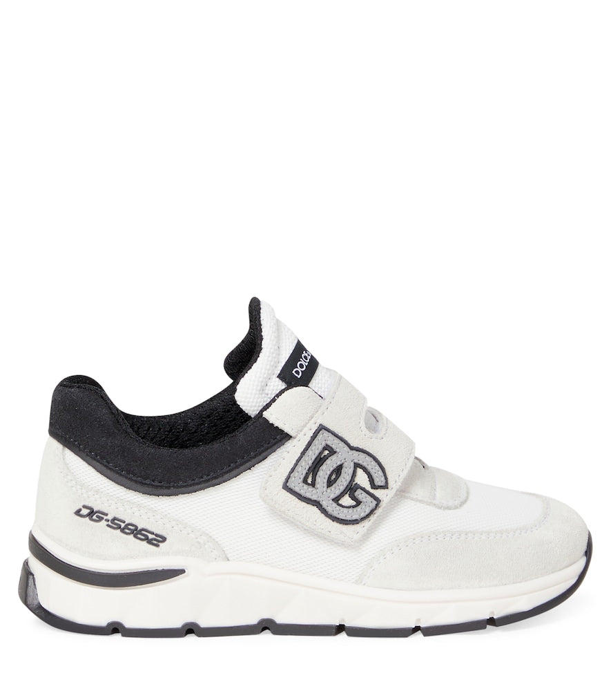 DG suede-trimmed sneakers