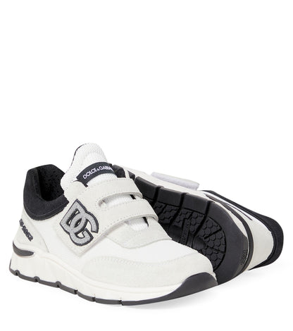 DG suede-trimmed sneakers