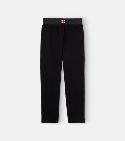 Cotton-blend leggings