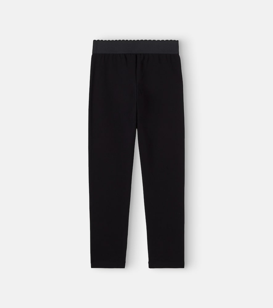Cotton-blend leggings