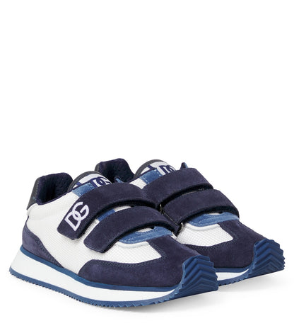 DG suede-trimmed sneakers