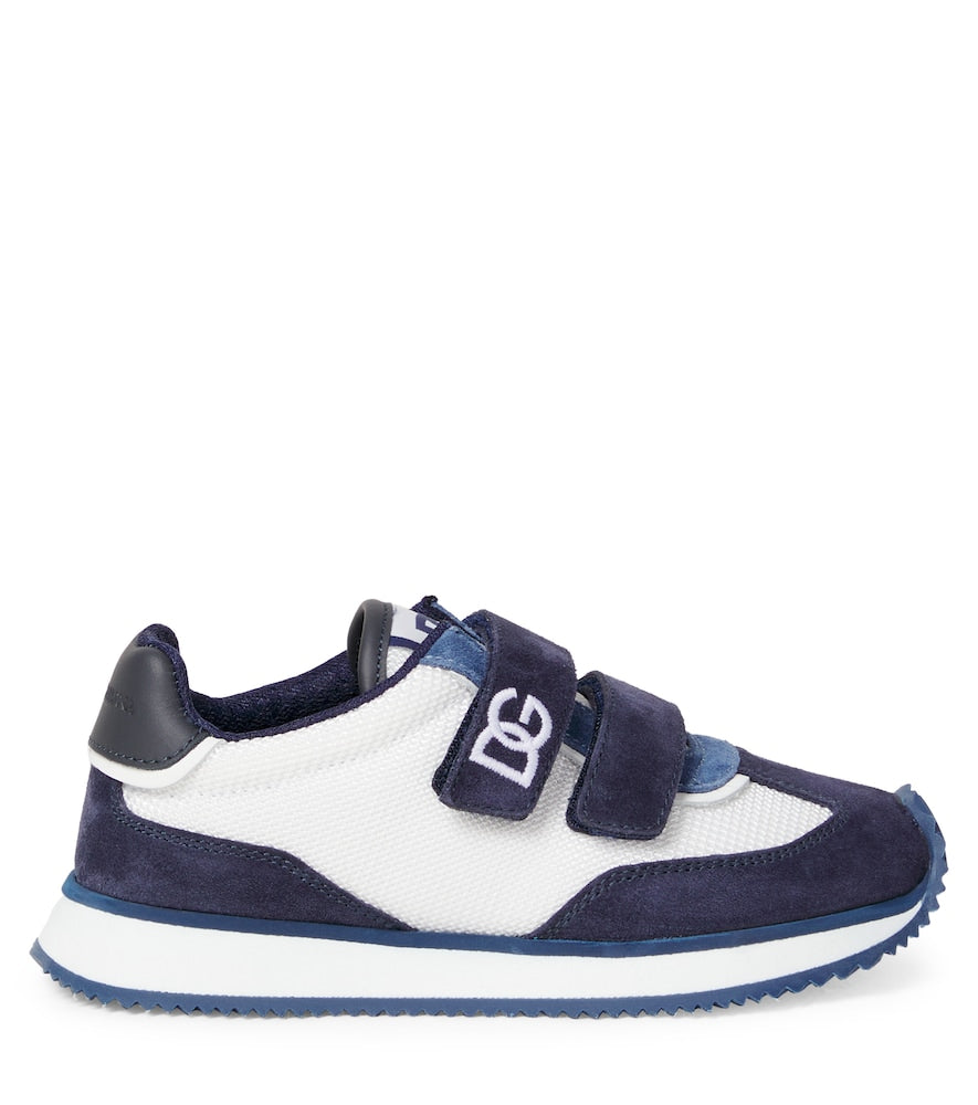 DG suede-trimmed sneakers