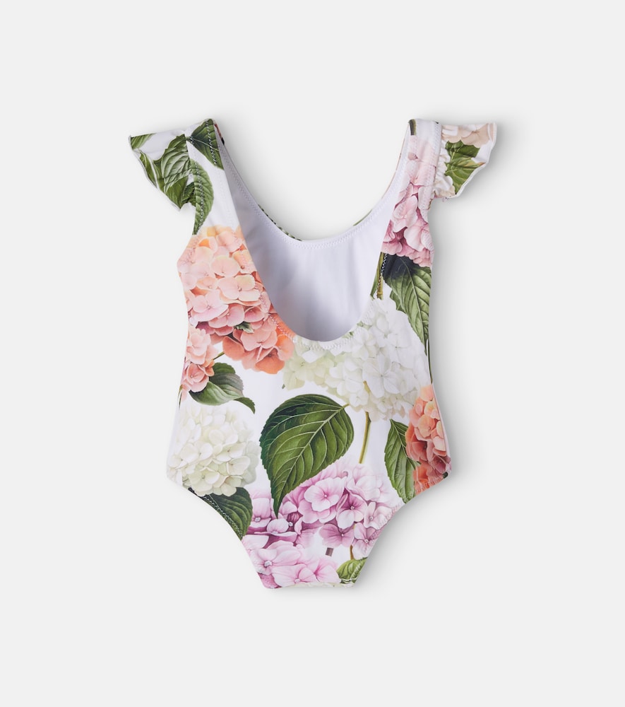 Baby floral ruffled swimsuit