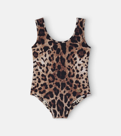 Leopard-print swimsuit