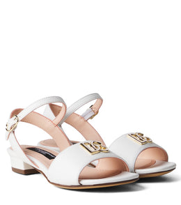 DG embellished leather sandals