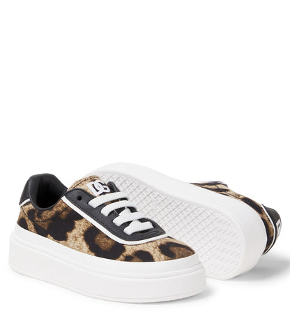 DG leopard-print platform sneakers