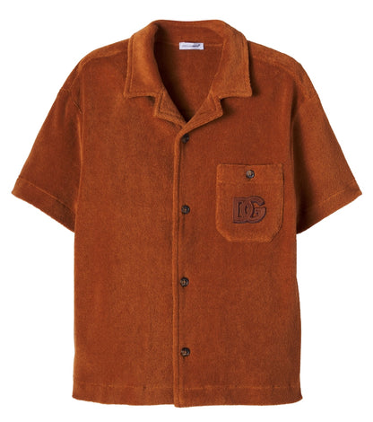 DG cotton terry bowling shirt