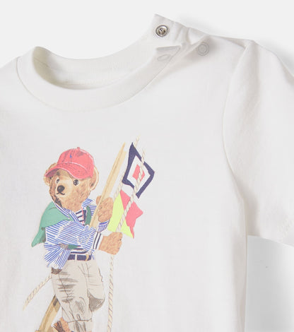 Baby Polo Bear cotton jersey T-shirt