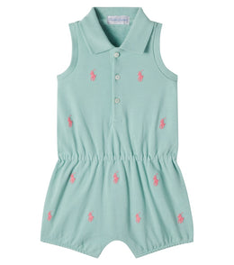 Baby cotton piqué onesie
