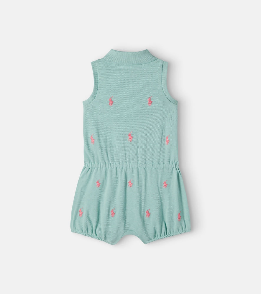 Baby cotton piqué onesie
