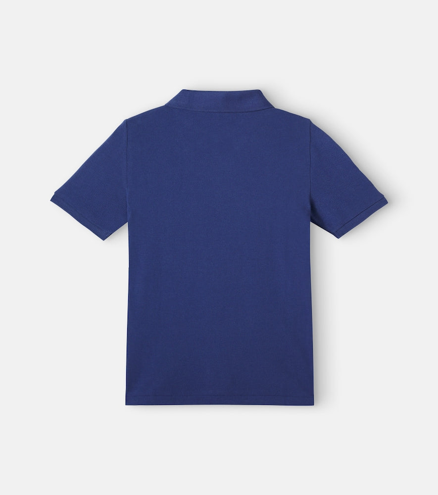 Cotton piqué polo shirt