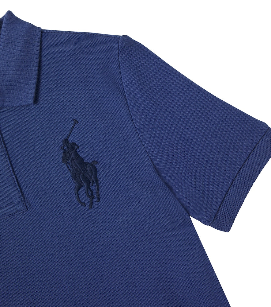 Cotton piqué polo shirt