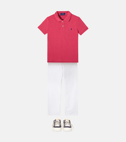 Cotton piqué polo shirt