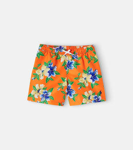 Traveler floral swim trunks