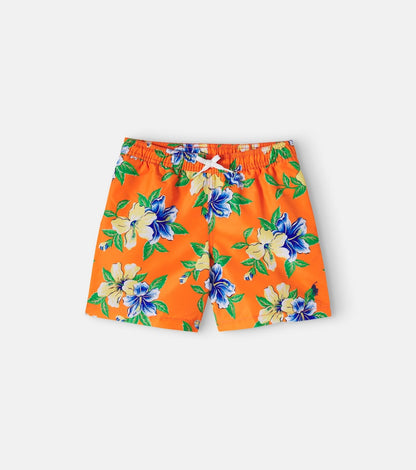 Traveler floral swim trunks