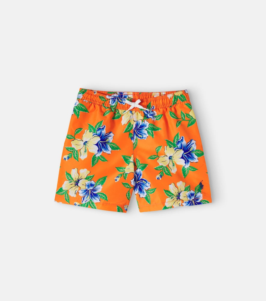 Traveler floral swim trunks