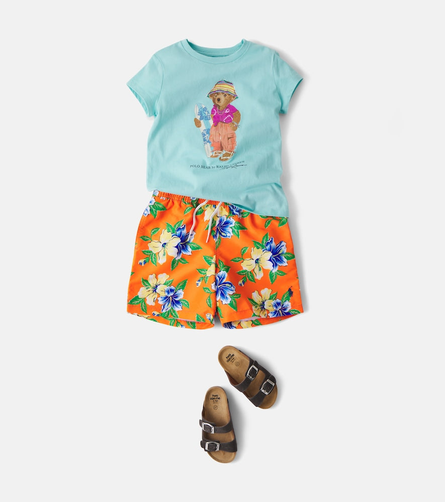 Traveler floral swim trunks