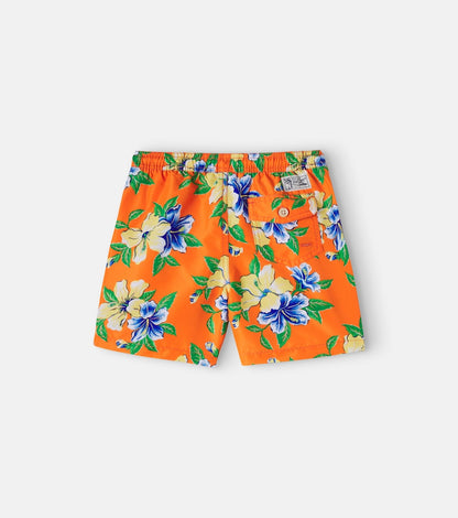 Traveler floral swim trunks