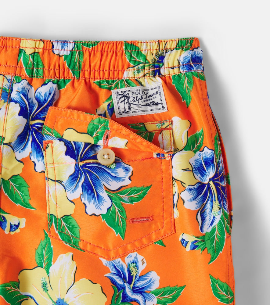 Traveler floral swim trunks