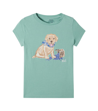 Printed cotton jersey T-shirt