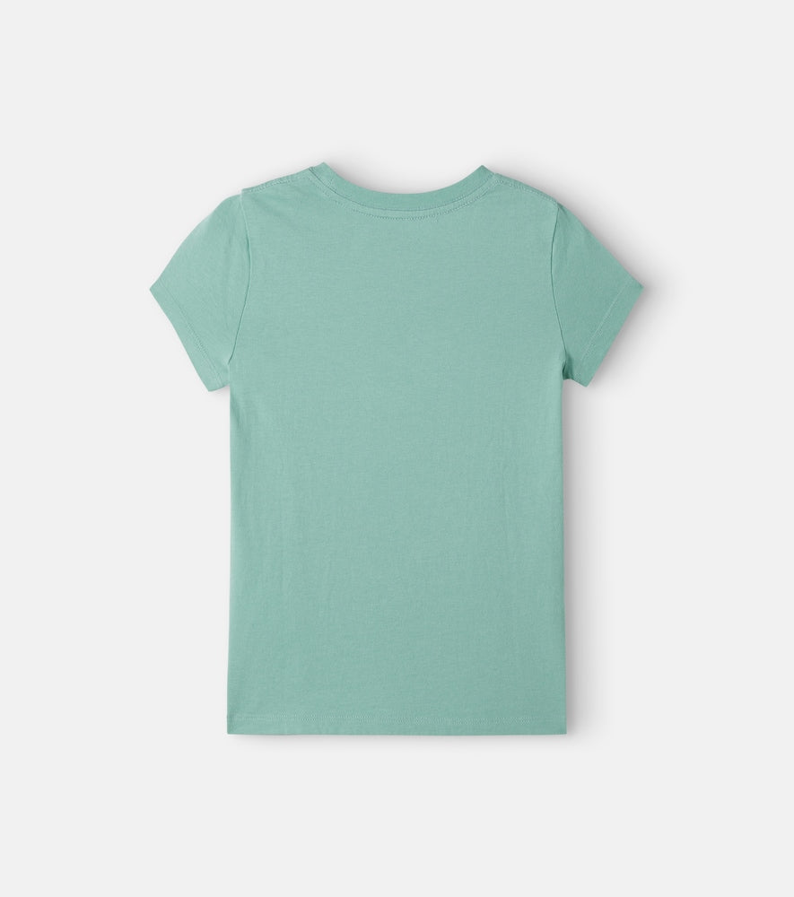 Printed cotton jersey T-shirt