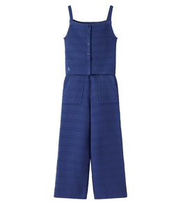 Crochet cotton tank top and pants set
