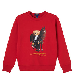 Polo Bear cotton sweatshirt
