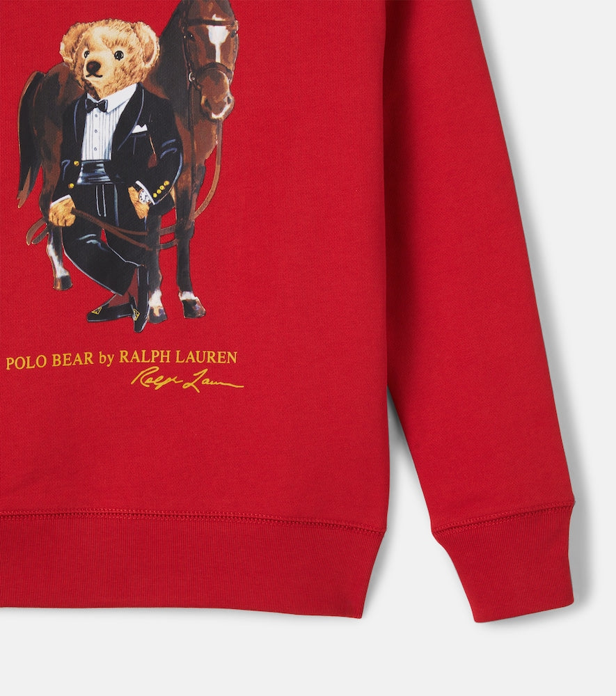 Polo Bear cotton sweatshirt