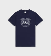 Paris Marathon T-Shirt - Navy/White
