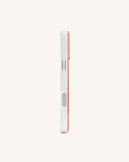 Orange Burst Bling Phone Case - Multicolor Orange
