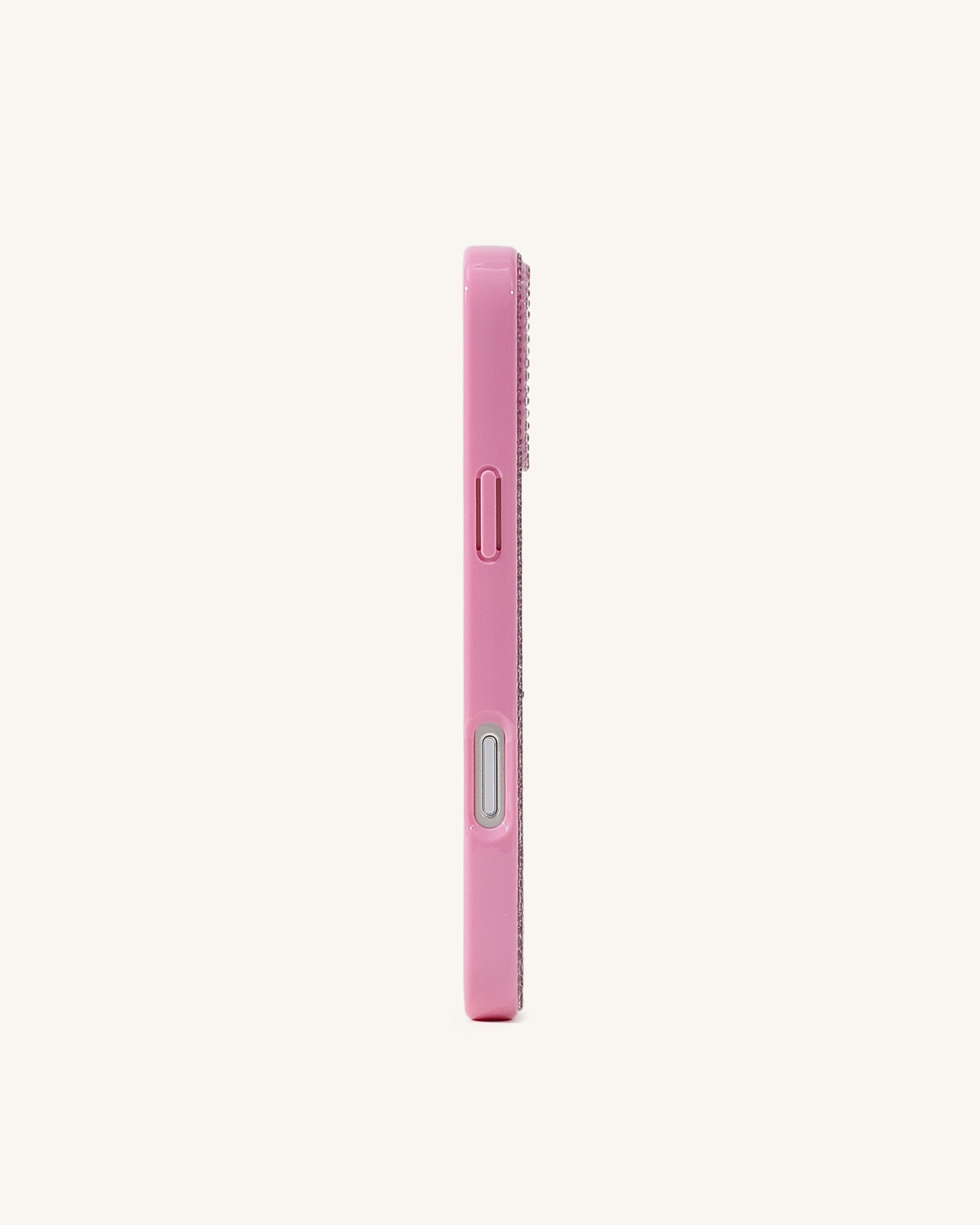 Angel Bunny Glitter Phone Case - Pink