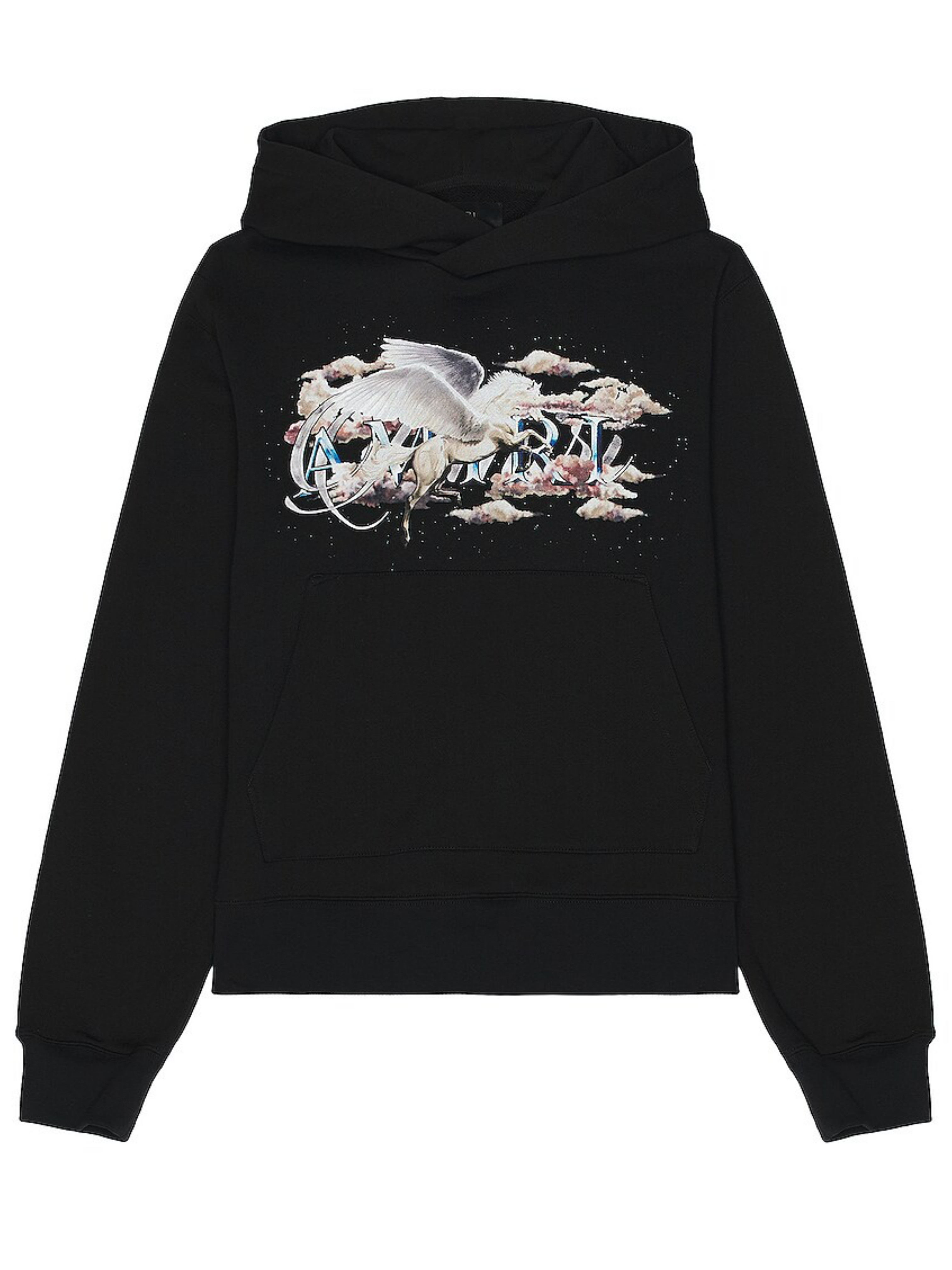 AMIRI PEGASUS SCRIPT HOODIE BLACK