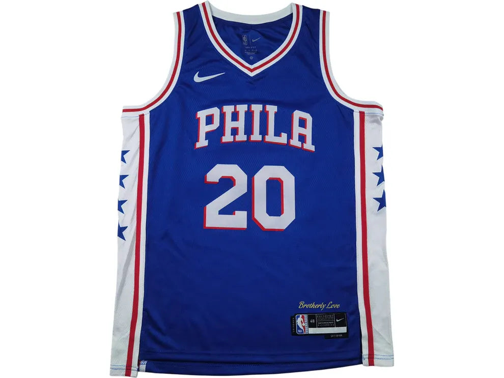 Philadelphia 76ers Jared McCain Nike 2024/25 NBA Swingman Jersey