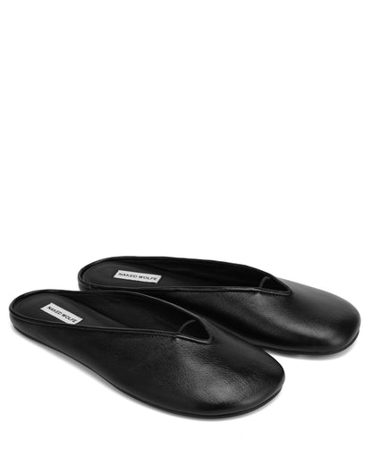 Pippa Black Leather