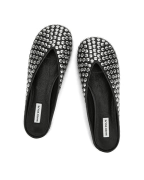 Pippa Black Studded Leather