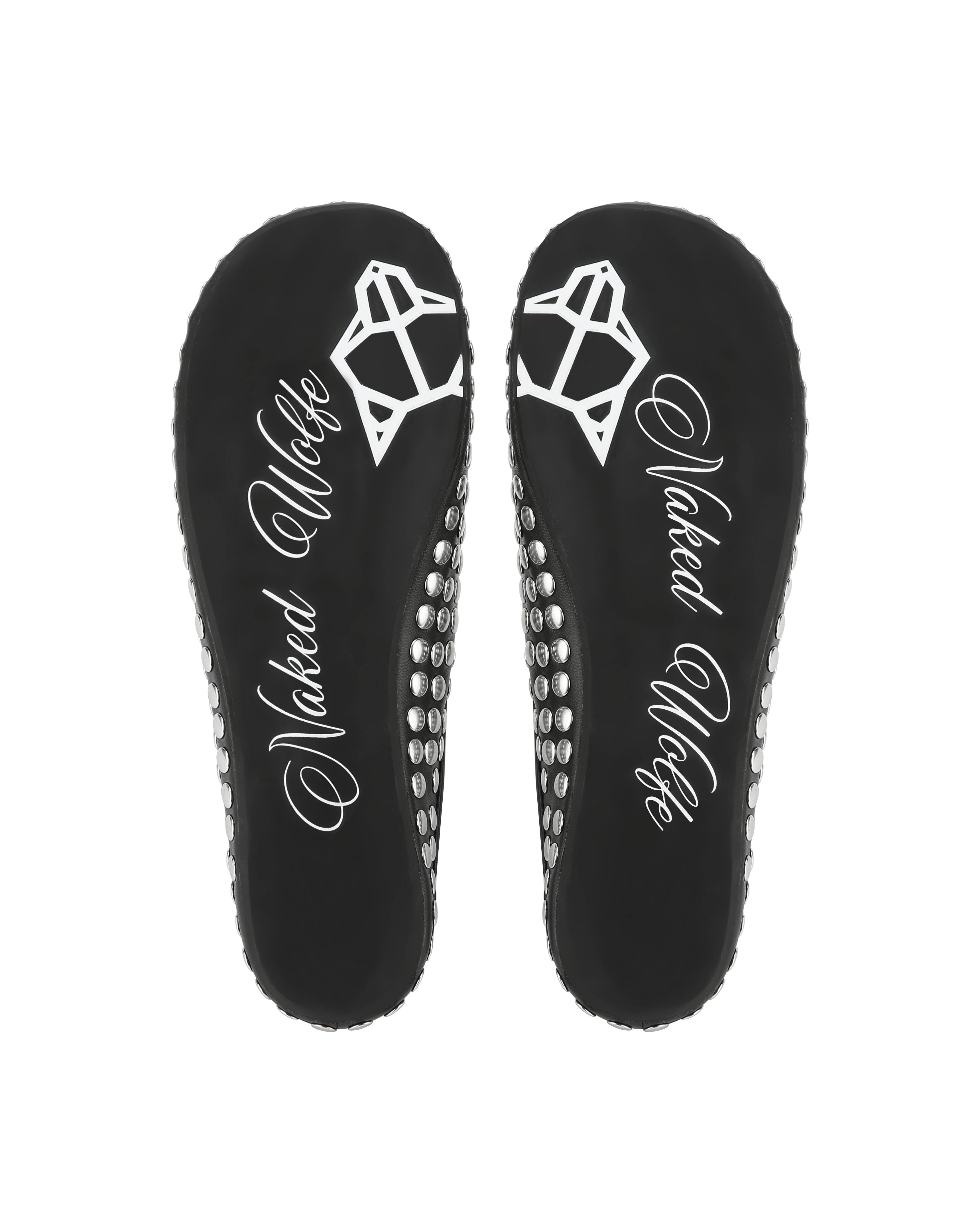 Pippa Black Studded Leather